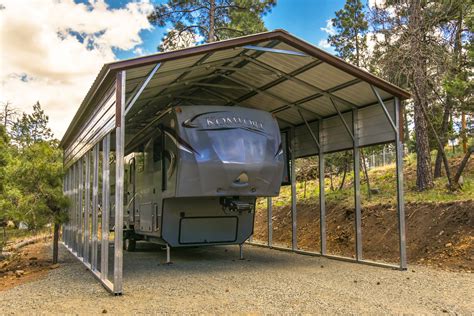 large metal cover over house|metal rv roof coverings.